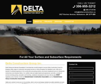 Deltaconstruction.ca(Delta Construction Group Inc) Screenshot