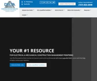 Deltaconstructionpartners.com(Delta Construction Partners) Screenshot