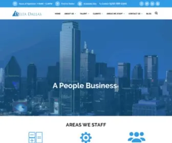 Deltadallas.com(Staffing Agencies in Dallas Tx) Screenshot