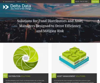 Deltadatasoft.com(Solutions for Fund Distributors and Asset Managers) Screenshot