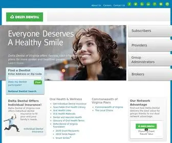 Deltadentalva.com(Delta Dental of Virginia) Screenshot