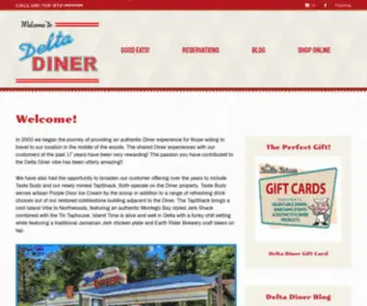 Deltadiner.com(Wisconsin American Roadside Diner Restaurant) Screenshot