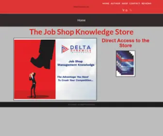 Deltadynamicsinc.com(The Job Shop Knowledge Store) Screenshot