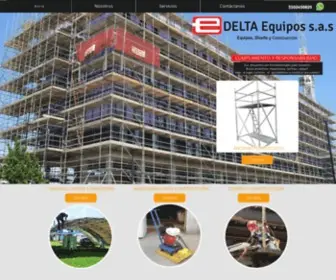 Deltaequipos.com(Alquiler Andamios) Screenshot
