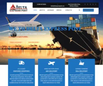 Deltaexpresspost.com(Delta Express Post) Screenshot