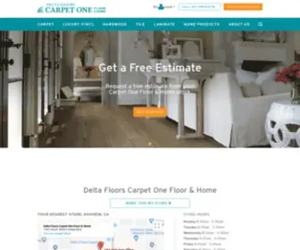 Deltafloorscarpetone.com(Carpet & Flooring Store in Anaheim) Screenshot