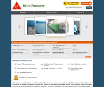 Deltafurnaces.com(Delta Furnaces) Screenshot