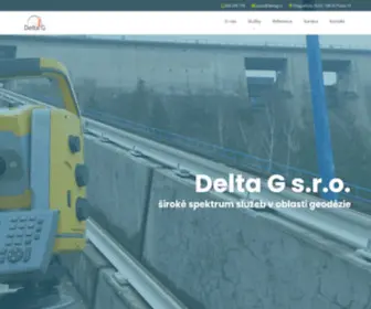 Deltag.cz(Geodetická kancelář Delta G) Screenshot