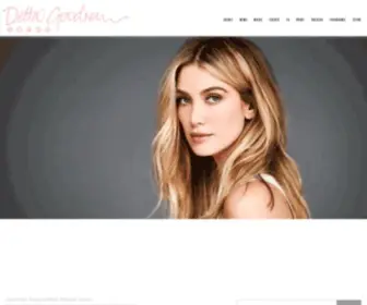 Deltagoodrem.com(Delta Goodrem) Screenshot