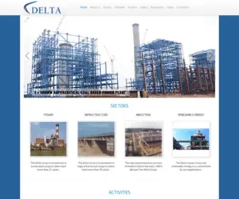 Deltagroup.co.in(The Delta Group of Companies) Screenshot