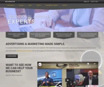Deltagroup360.com(Delta GroupDigital Marketing and Advertising) Screenshot