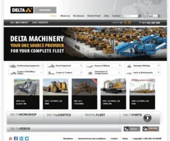 Deltaheavymachinery.com(/en/) Screenshot