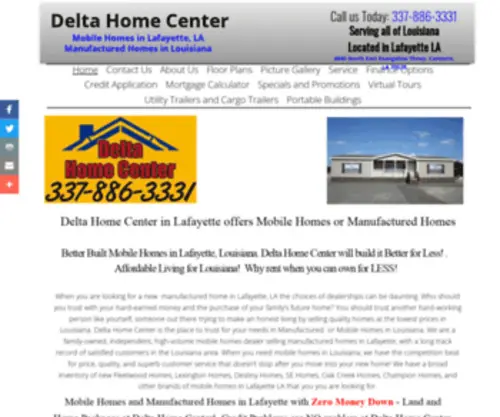 Deltahomecenter.com(Delta Home Center) Screenshot