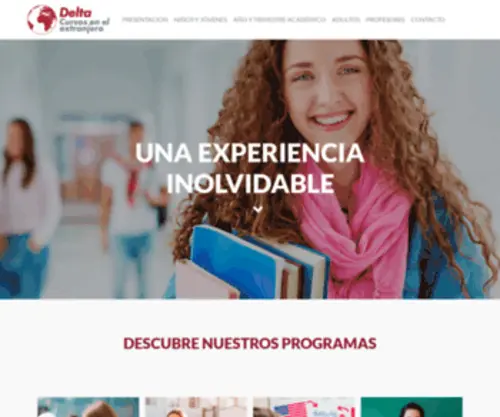 Deltaidiomas.com(Idiomas en el extranjero) Screenshot