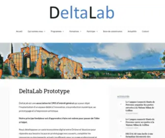 Deltalabprototype.fr(DeltaLab Prototype) Screenshot