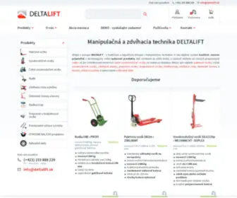 Deltalift.sk(DELTALIFT SK) Screenshot