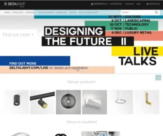 Deltalight.be(Delta Light) Screenshot