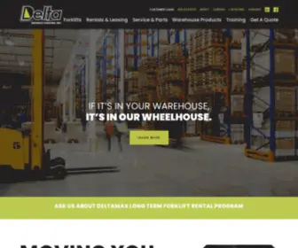 Deltamat.com(Forklift Sales) Screenshot