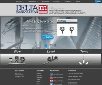 Deltamcorp.com(Delta M Corporation) Screenshot