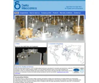 Deltameccanica.com(Delta Meccanica S.r.l) Screenshot