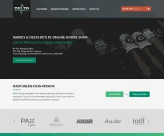 Deltanewsstand.com(Delta News Stand: Surrey & Delta’s #1 Vape & Smoke Shop BC) Screenshot