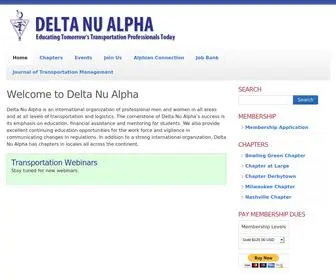 Deltanualpha.org(Delta Nu Alpha) Screenshot