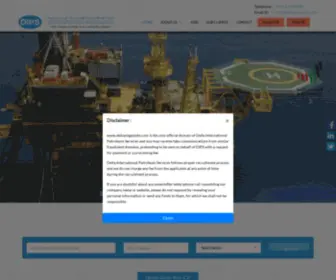 Deltaoilgasjobs.com(Delta International Petroleum Services) Screenshot