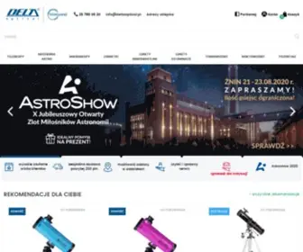 Deltaoptical.pl(Największy sklep ze sprzętem obserwacyjnym w Polsce) Screenshot