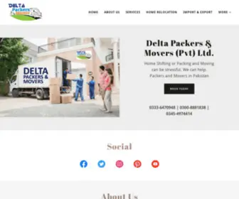 Deltapackers.com(Delta Packers and Movers) Screenshot