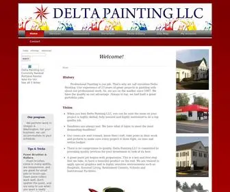 Deltapaintingllc.com(Professional Painting) Screenshot