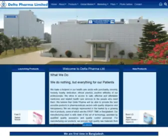 Deltapharmabd.com(Delta Pharma Ltd) Screenshot