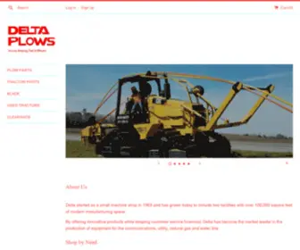 Deltaplows.com(Delta Plows) Screenshot