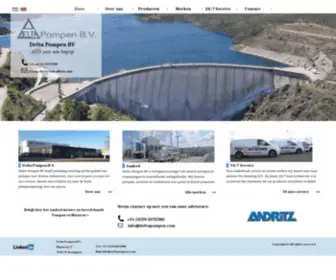 Deltapompen.com(Delta Pompen BV) Screenshot