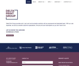 Deltaprintgroup.com(Delta Print Group) Screenshot