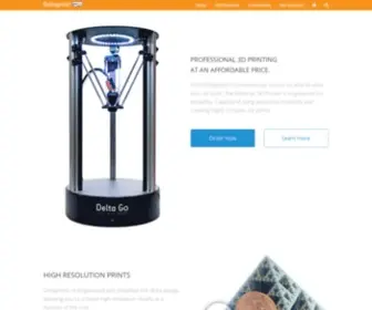 Deltaprintr.com(Home Page) Screenshot