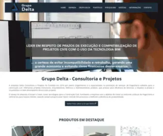 Deltaprojetos.eng.br(Grupo Delta) Screenshot