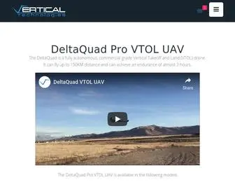Deltaquad.com(Explore the DeltaQuad VTOL UAVs) Screenshot