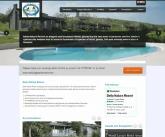 Deltaresort.com(Delta Nature Resort) Screenshot