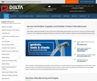 Deltarubber.co.uk(Delta Rubber) Screenshot