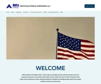 Deltasands.com(Delta Solutions & Strategies) Screenshot