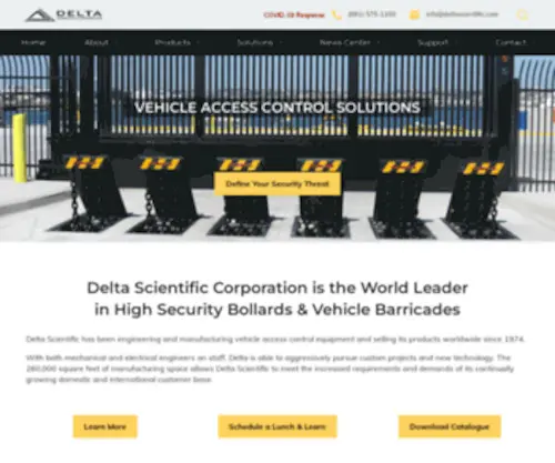 Deltascientific.com(Security Gates) Screenshot
