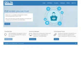 Deltascripts.com(Norwegian software developer company) Screenshot