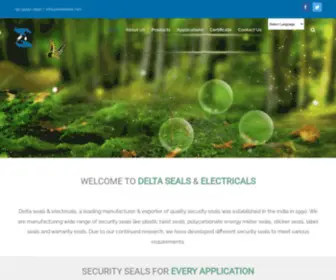 Deltaseals.com(Delta Seals and Electricals) Screenshot