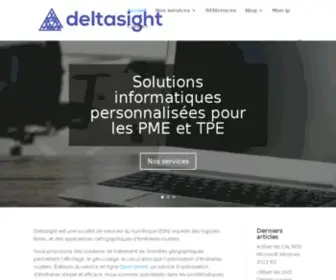 Deltasight.fr(Services) Screenshot