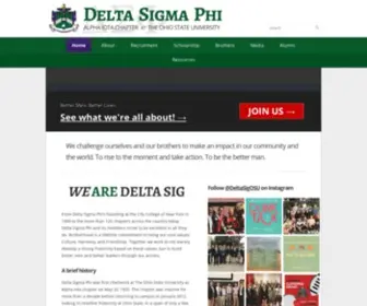 Deltasigosu.org(Delta Sigma Phi at The Ohio State University) Screenshot