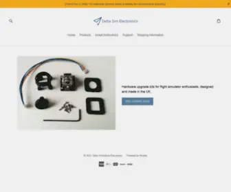 Deltasimelectronics.com(Delta Simulation Electronics) Screenshot