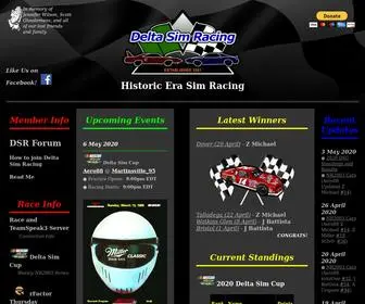 Deltasimracing.com(Historic Era Sim Racing) Screenshot