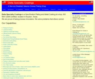 Deltaspecialtycoatings.com(Delta Specialty Coatings) Screenshot