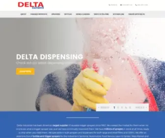 Deltasprayers.com(Delta Industries) Screenshot