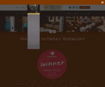 Deltasrestaurant.com(Restaurants) Screenshot